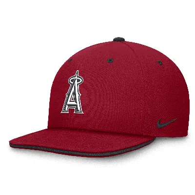 Nike Los Angeles Angels Primetime Pro  Men's Dri-fit Mlb Adjustable Hat In Brown