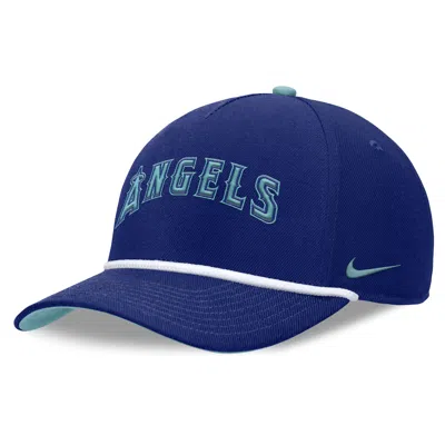 Nike Los Angeles Angels Rise  Men's Mlb Adjustable Hat In Blue