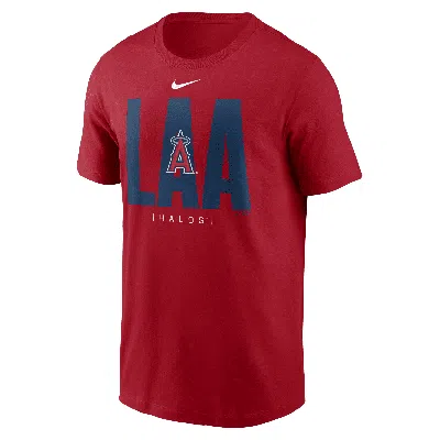 Nike Los Angeles Angels Team Scoreboard  Men's Mlb T-shirt In Red
