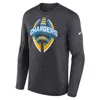 Nike Los Angeles Chargers Legend Icon  Men's Dri-fit Nfl Long-sleeve T-shirt In Gray