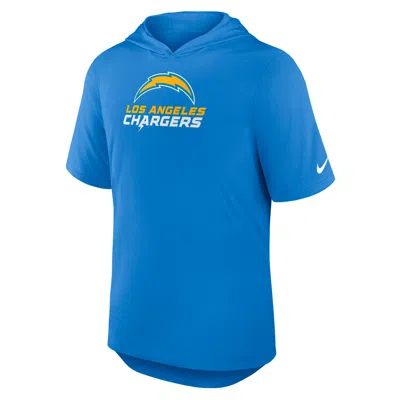 Nike Los Angeles Chargers  Men's Dri-fit Nfl Hooded T-shirt In Blue