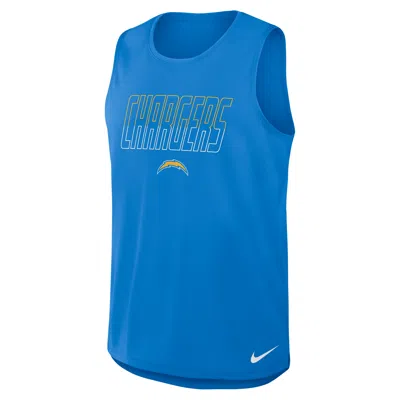 Nike Los Angeles Chargers  Men's Dri-fit Nfl Tank Top In White