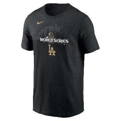 Nike Los Angeles Dodgers 2024 World Series Authentic Collection  Men's Mlb T-shirt In Black