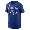 Nike Los Angeles Dodgers 2024 World Series Authentic Collection  Men's Mlb T-shirt In Blue