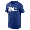 Nike Los Angeles Dodgers 2024 World Series Champions Roster  Men's Mlb T-shirt In Blue