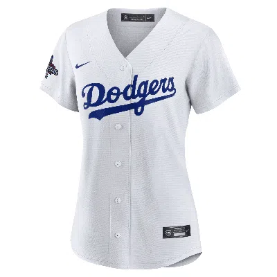 Nike Los Angeles Dodgers 2024 World Series Champions  Women's Mlb Replica Jersey In White