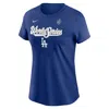 Nike Los Angeles Dodgers 2025 World Series Participant Authentic Collection  Women's Mlb T-shirt In Blue