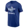 Nike Los Angeles Dodgers 2025 World Series Participant Icon  Men's Mlb T-shirt In Blue