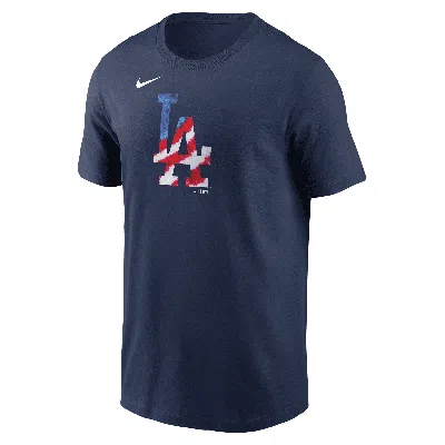 Nike Los Angeles Dodgers Americana  Men's Mlb T-shirt In Blue