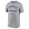 NIKE LOS ANGELES DODGERS ARCH BASEBALL STACK  MEN'S DRI-FIT MLB T-SHIRT,1015657022