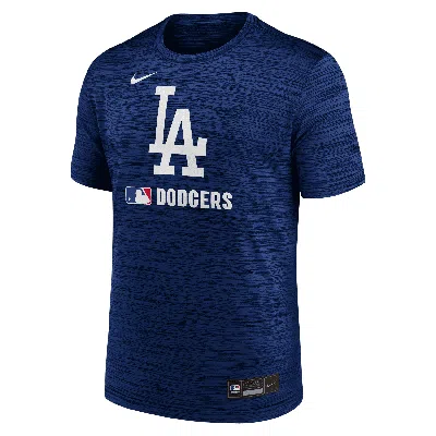Nike Los Angeles Dodgers Authentic Collection Velocity  Men's Dri-fit Mlb T-shirt In Blue