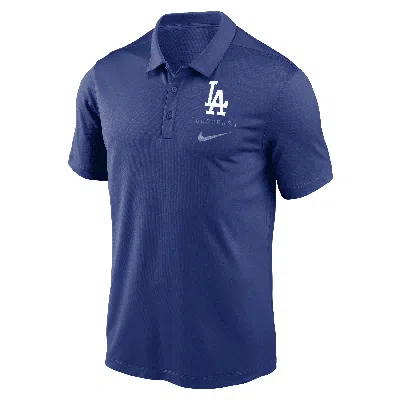 Nike Los Angeles Dodgers Franchise Logo  Men's Dri-fit Mlb Polo In Blue
