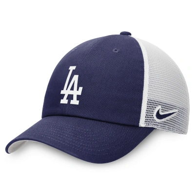 Nike Los Angeles Dodgers Heritage86  Men's Mlb Trucker Adjustable Hat In Blue