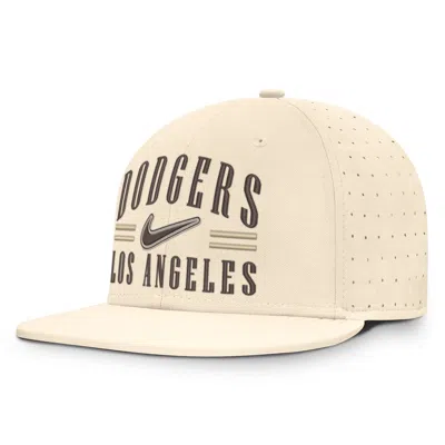 Nike Los Angeles Dodgers True  Men's Aerobill Mlb Fitted Hat In Neutral