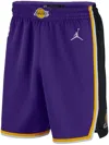 Nike Los Angeles Lakers 2020 Statement Edition Swingman Shorts In Purple