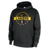 Nike Men's Black Los Angeles Lakers 2025/26 Authentic Practice Club Pullover Hoodie In Black