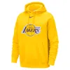 Nike Los Angeles Lakers Club  Men's Nba Pullover Hoodie In Yellow