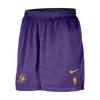 Nike Los Angeles Lakers Courtside  Men's Nba Mesh Practice Shorts In Purple