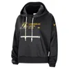 Nike Los Angeles Lakers Standard Issue  Women's Dri-fit Nba Pullover Hoodie In Black