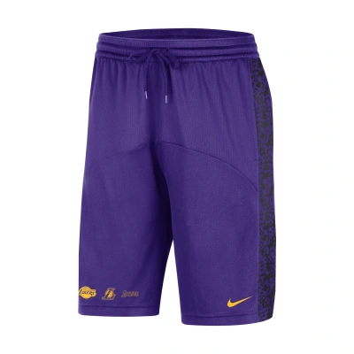 Nike Los Angeles Lakers Starting 5 Courtside  Men's Dri-fit Nba Graphic Shorts In Purple