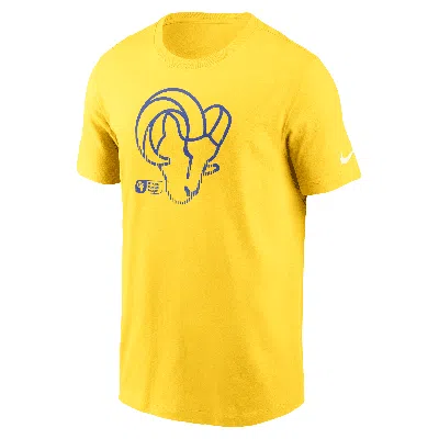 NIKE LOS ANGELES RAMS FADED ESSENTIAL  MEN'S NFL T-SHIRT,1015767613