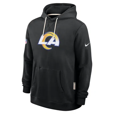 Nike Los Angeles Rams Initial Home Sideline  Men's Dri-fit Nfl Pullover Hoodie In Black