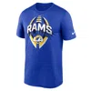 Nike Men's Royal Los Angeles Rams Legend Icon Performance T-shirt In Blue