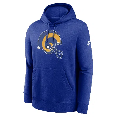Nike Los Angeles Rams Rewind Club Logo Men's  Men's Nfl Pullover Hoodie In Royal