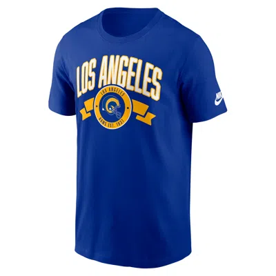 NIKE LOS ANGELES RAMS REWIND FRONT AND BACK HIT ESSENTIAL  MEN'S NFL T-SHIRT,1015885954