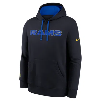 Nike Los Angeles Rams Rivalries Collection Club  Men's Nfl Pullover Hoodie In Blue