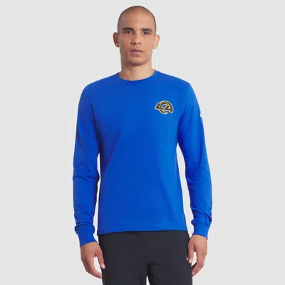 Nike Los Angeles Rams Rivalries Collection Essential  Men's Nfl Long-sleeve T-shirt In Blue