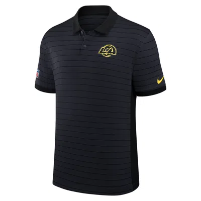 Nike Los Angeles Rams Rivalries Collection Sideline Victory  Men's Dri-fit Nfl Polo In Blue