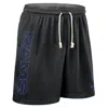Nike Black Los Angeles Rams Sideline Reversible Performance Shorts In Multi