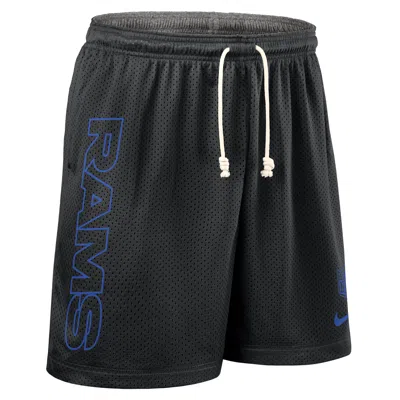 NIKE LOS ANGELES RAMS SIDELINE REVERSIBLE MENÂS  MEN'S DRI-FIT NFL SHORTS,1015859554