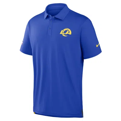 Nike Los Angeles Rams Tour  Men's Dri-fit Nfl Polo In Blue