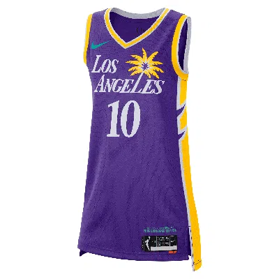 Nike Los Angeles Sparks Explorer Edition  Women's Dri-fit Wnba Victory Jersey In Purple