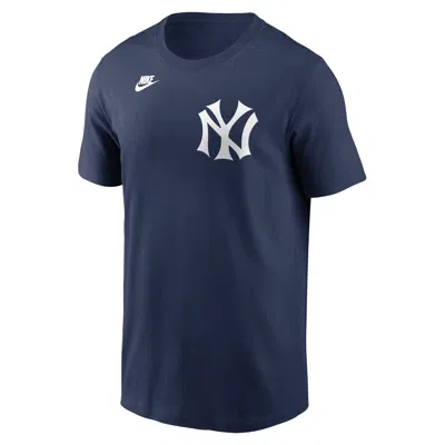 Nike Lou Gehrig New York Yankees Cooperstown Fuse  Men's Mlb T-shirt In Blue