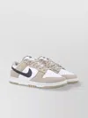 Nike Low Dunk Leather Sneakers With Perforated Upper