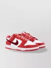 Nike Womens White Team Red Dragon Re Dunk Low Panelled Leather Low-top Trainers