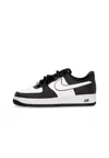 Nike Air Force 1 07 Sneakers In Black Leather In Black