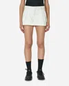 Nike Low-rise Canvas Mini Skirt Summit White In Multicolor