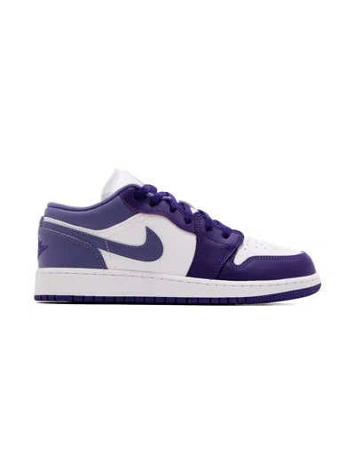 Nike Kids' Low-top Leather Sneakers In Purple