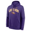 Nike Lsu Arch  Men's College Pullover Hoodie In Purple