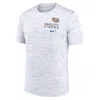 Nike Lsu Campus Chest Stack Velocity  Men's Dri-fit College T-shirt In White