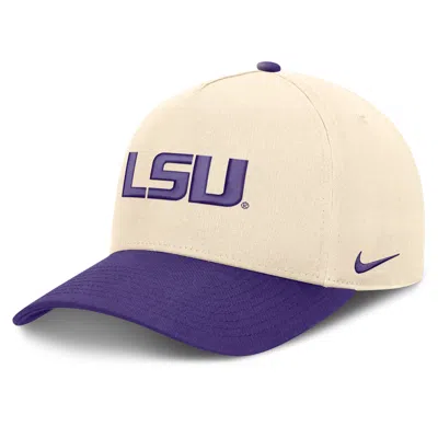 Nike Lsu Campus Prep Rise  Men's College A-frame Adjustable Hat In Brown