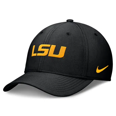 Nike Lsu Classic  Men's Dri-fit College Hat In Black