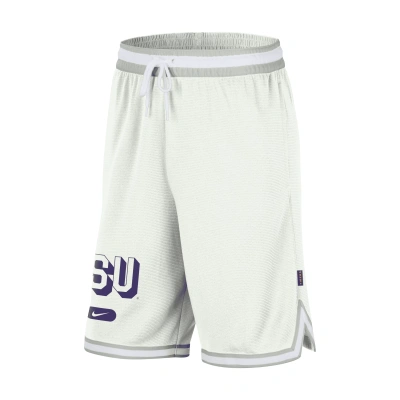 Nike Lsu Dna 3.0  Men's Dri-fit College Shorts In White