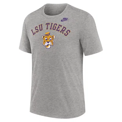 Nike Lsu Legacy Arch  Men's College T-shirt In Gray