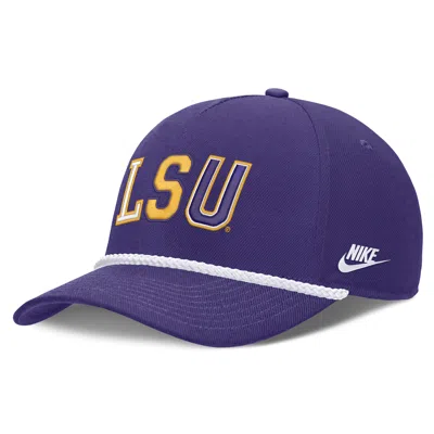 Nike Lsu Legacy Basketball Rope Rise  Unisex College Adjustable Hat In Purple
