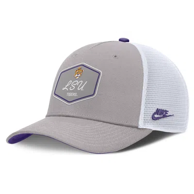 Nike Lsu Legacy Rise  Men's College Adjustable Hat In White